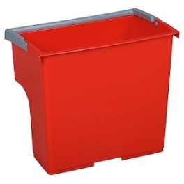 Seau plastique rouge 4 lt MX