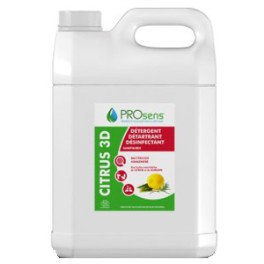 CITRUS 3 détergent détartrant parfumé ECOCERT (5 lt) jusqu'à épuis.
