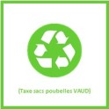 TAXE SACS POUBELLE VAUD 17 lt