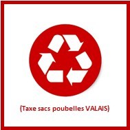 TAXE SACS POUBELLE VALAIS ROMAND 17 lt