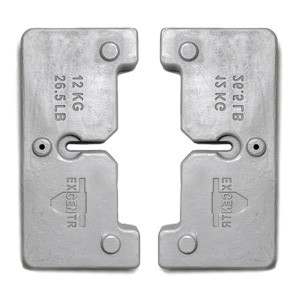 EXCENTR Poids supplémentaires 2 x 12 Kg. (55-35)