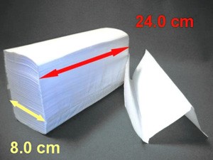 Essuie-mains 2 couches PREMIUM pliage ZZ (carton 4000 p.) 