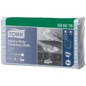 Chiffons multi-usages bleu TORK W4 (carton de 5 x 100 pièces)