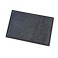 Tapis microfibre gris avec bordure caoutchouc 90 x 60 cm