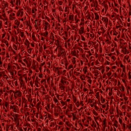 Tapis spaghetti CITI ROUGE épai 14 mm/m lin  (Largeur 120 cm)
