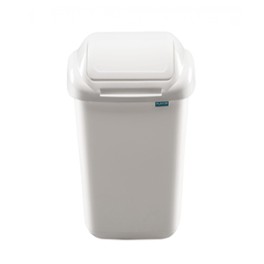 Poubelle à couvercle basculant 30 lt (blanc) 