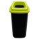 Collecteur de déchets 45 lt (corps noir - couvercle vert) *