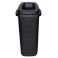 Collecteur de déchets 90 lt (corps noir - couvercle noir) *