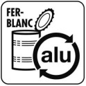 Autocollant ALU pour container 30 x 30 cm