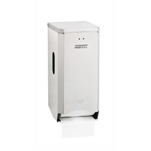 Distributeur papier toilette 2 rouleaux INOX (Satin)