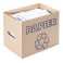 Poubelle vieux papiers en carton HYPROS (37,2 x 24,7 x 30 cm)