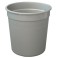 Corbeille à papier en plastique gris emboîtable 28 lt
