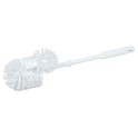 Brosse WC blanche avec retour