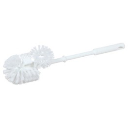 Brosse WC blanche avec retour