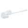 Brosse WC blanche avec retour