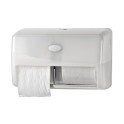 PEARL WHITE Distributeur de papier WC double (horizontal)