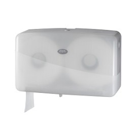 PEARL WHITE Distributeur de papier WC MINI JUMBO (2 rouleaux)