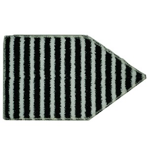 EXCENTR Pad Hard microfibre blanc-noir (30-50) (pièce)