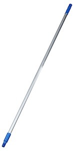 Manche aluminium à vis HYGIENE avec embout bleu 150 cm