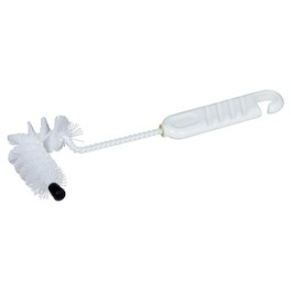 Brosse nylon pour trop-plein lavabo