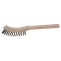 Brosse fil d'acier 2 rangs STD