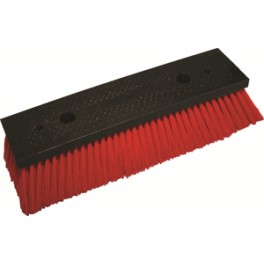PURAQLEEN Brosse pour façade rouge 40 cm