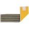 ZYP frange de lavage microfibre abrasive grise MICRORAPID (40 cm)