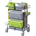 Chariot MICRORAPID COMPACT INOX (vert/gris)