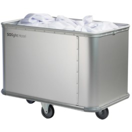 Chariot SOLIGHT LAUNDRY SPRING aluminium (Bac à linge)