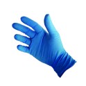 Gants SAFEHAND bleu Hybrid (nitrile-vinyle), EN374, M (boîte de 100)