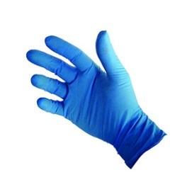Gants SAFEHAND bleu Hybrid (nitrile-vinyle), EN374, S (boîte de 100)