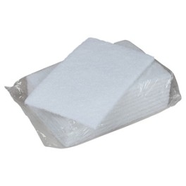 Tampon abrasif blanc (10 pièces) dim 23x15 cm 