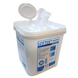 LOFTEX-WIPES (Seau de 115 lingettes sèches)