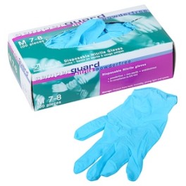 Gants sensitifs nitrile bleus non poudrés XL/9-10 (90p.)