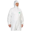 Combinaison blanche à usage unique XL sans pied (pièce)