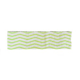 Bandeau microfibre cycle court WAVE vert 46 cm (30 pièces)