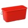 Seau plastique rouge pour vitres 13 lt