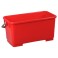 Seau plastique rouge pour vitres 22 lt