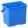 Seau plastique bleu 6 lt