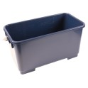 Seau plastique bleu foncé pour vitres 22 lt