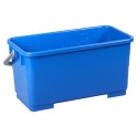 Seau plastique bleu clair pour vitres 22 lt