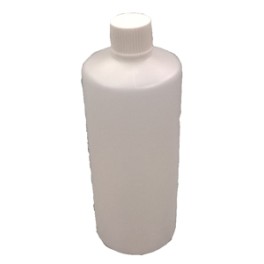 Flacon vide transparent P-H avec bouchon (1000 ml)