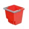 Seau plastique 15 lt rouge MX/IDEABASE