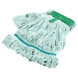 Mop microfibre bactériostatique 400 gr (avec bande + trou central)