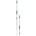Manche télescopique aluminium 102-184 cm (bleu-gris)