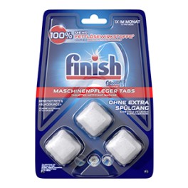 NETTOYANT MACHINE FINISH / CALGONIT (paquet de 3 pastilles)