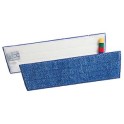 ZYP Frange microfibre PULI BRUSH bleue velcro 40 cm ECOLABEL